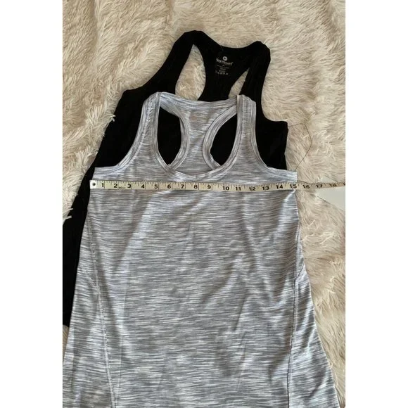 Women 90 DeGree By Reflex 2 PK Tank Top Black/White Surf SD Size XS - Picture 3 of 7